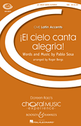 cover El Cielo Canta Alegria SSA choral sheet music cover